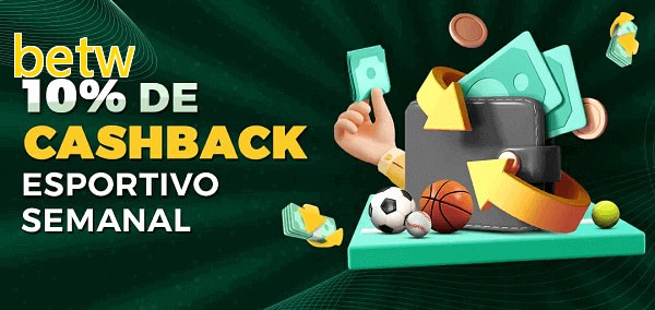 10% de bônus de cashback na betw